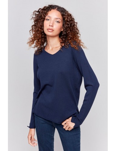 Charlie B Sweater C2279Z-464A-117 Navy l'évolution des habitudes 