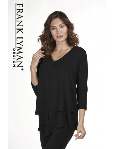 Frank Lyman Top style 183215-blk noir du meilleur 