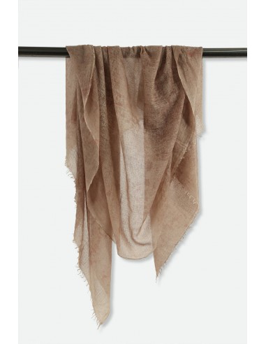 DESERT SAND SCARF IN HAND DYED CASHMERE Profitez des Offres !