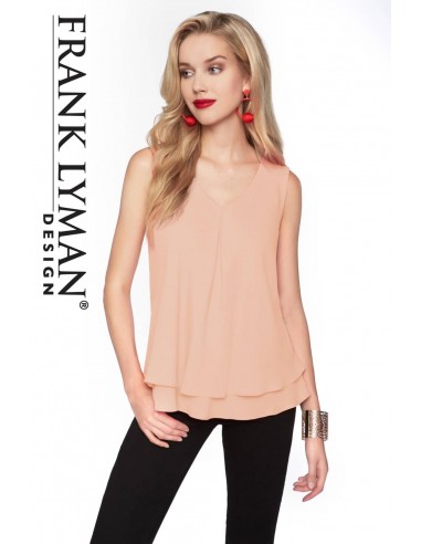 Frank Lyman Top Style 61175-PCH Peach Dans la société mordern