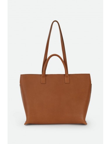 BOLZANO FRENCH BARENIA LEATHER TOTE IN NATURAL CUOIO à prix réduit toute l'année