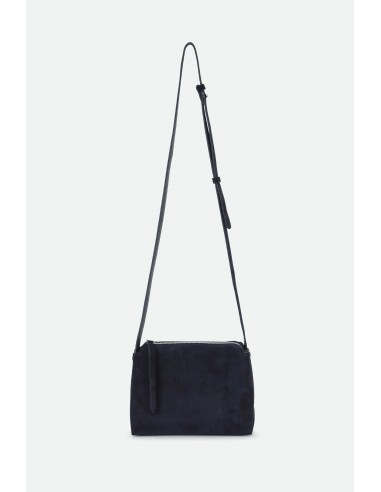 BRIDGET CROSSBODY SUEDE BAG IN NAVY la livraison gratuite