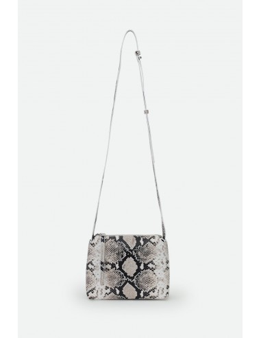 BRIDGET ITALIAN LEATHER CROSSBODY BAG IN SNAKE PRINT ou a consommer sur place