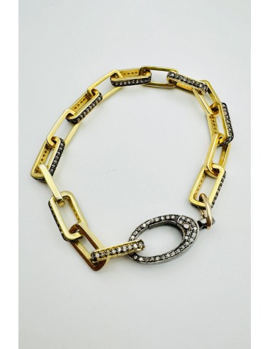 DIAMOND LINK AND CLASP BRACELET de technologie