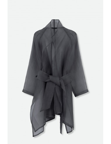 CORTINA IN SILK ORGANZA IN GUNMETAL vous aussi creer 