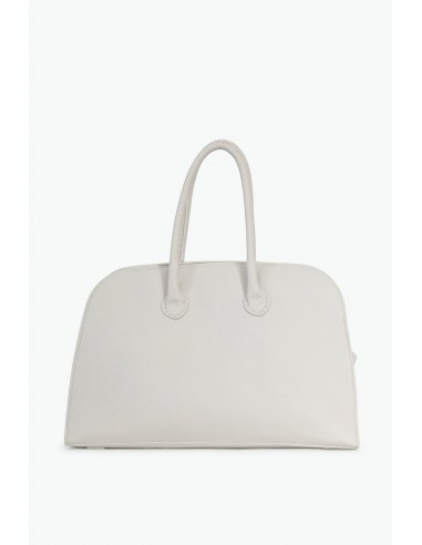 ARDEN HANDBAG IN ITALIAN LEATHER BUTTER WHITE 2023