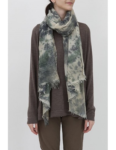 CAMOUFLAGE SCARF IN HAND DYED CASHMERE acheter en ligne