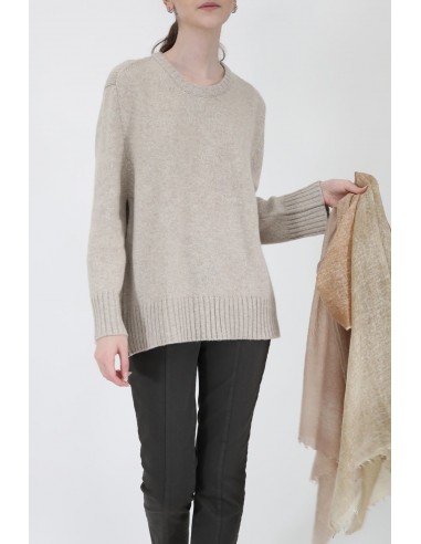 COLETTE CREWNECK SWEATER IN CASHMERE MERINO 4 PLY KNIT Jusqu'à 80% De Réduction