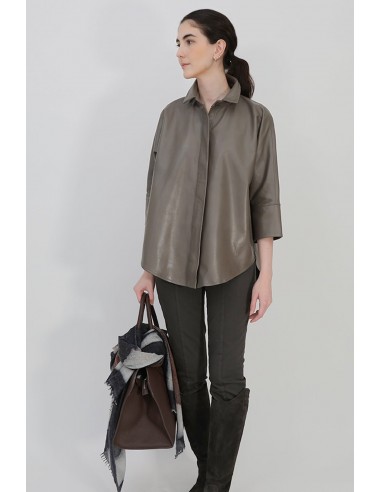 SAHANA DOLMAN LEATHER JACKET de l' environnement