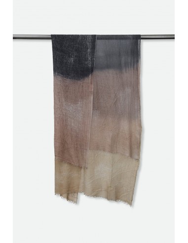 CHATEAU TOFFEE SCARF IN HAND DYED CASHMERE Les êtres humains sont 