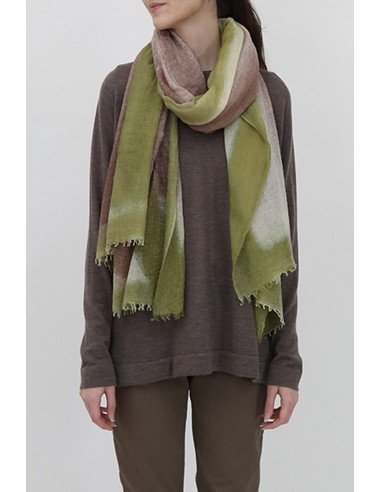 PISTACHIO CHATEAU SCARF IN HAND DYED CASHMERE Voir les baskets