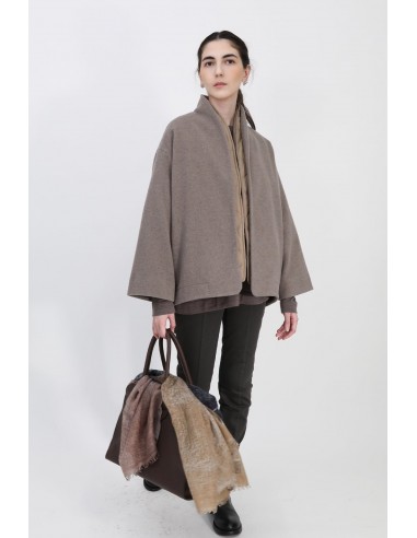 ELENA ITALIAN VIRGIN WOOL & GOOSE DOWN TWO PIECE COAT SET IN TAUPE sélection de produits