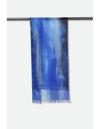 SKYLINE BLUE ITALIAN CASHMERE SCARF france