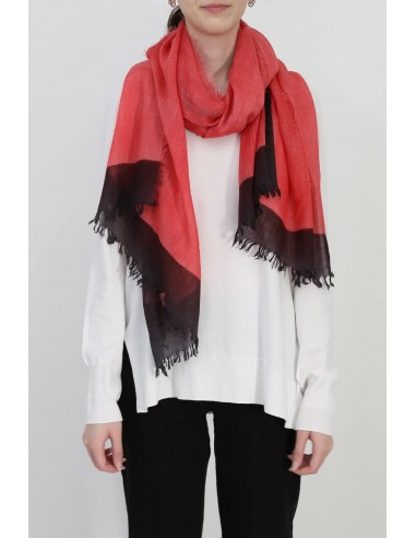 CRIMSON SQUARE ITALIAN CASHMERE SCARF Economisez 