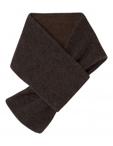 007 Herringbone Cashmere Scarf Brown Faites des économies