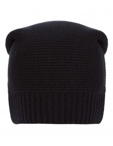 Unisex Beanie Cashmere Hat Black une grave pollution 