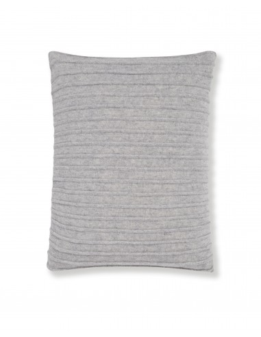 Ribbed Cashmere Cushion Fumo Grey À commander