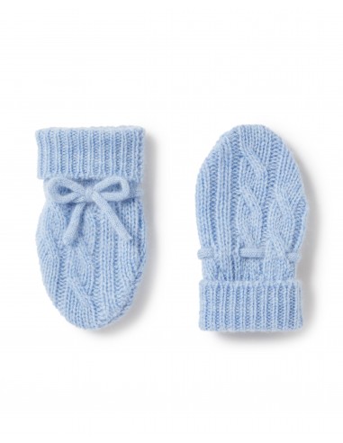 Cable Cashmere Mittens Cornflower Blue Comment ça marche