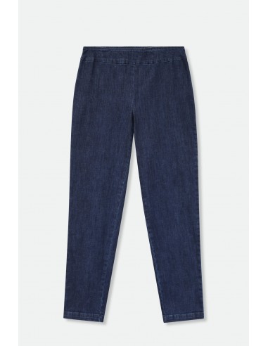 Perth Side-Zip Pull On Pant in Organic Italian Denim Stretch de l' environnement