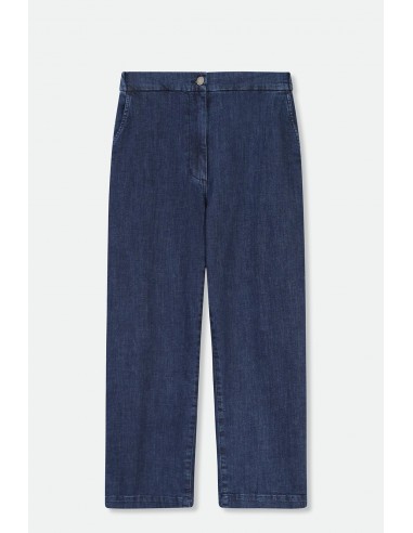 PALOMA DENIM TROUSER IN ORGANIC ITALIAN COTTON STRETCH Profitez des Offres !