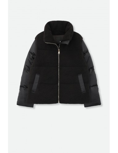 VAL THORENS COAT IN SHEARLING AND SATIN GOOSE DOWN l'évolution des habitudes 