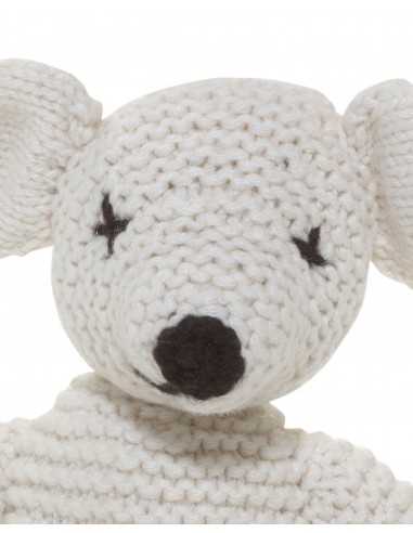 Cashmere Teddy Bear New Ivory White Découvrez la collection