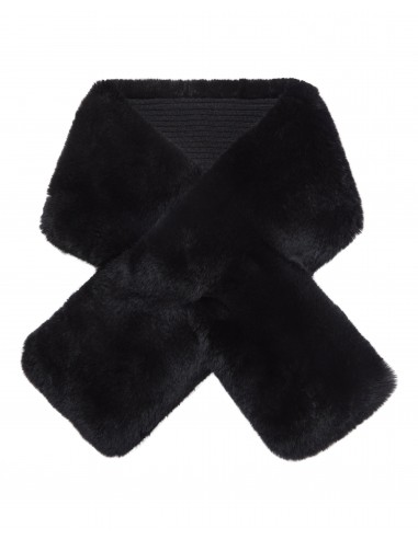 Unisex Fur Neckwarmer Black livraison et retour toujours gratuits