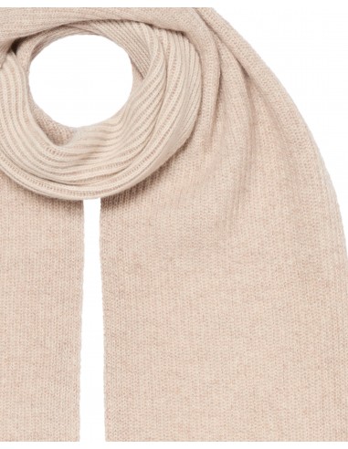 Women's Plated Rib Cashmere Scarf Toasted Sesame Brown shop