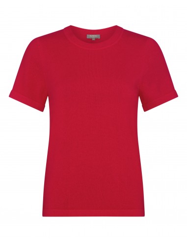 Women's Lottie Cashmere T-Shirt Riding Red sur le site 