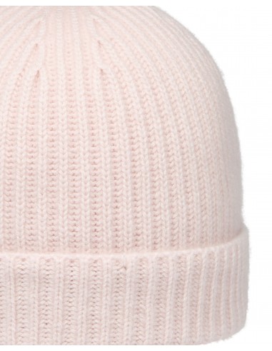 Unisex Ribbed Cashmere Hat Quartz Pink Amélioration de cerveau avec