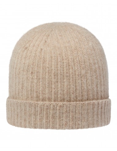 Women's Plated Ribbed Cashmere Hat Toasted Sesame Brown meilleur choix