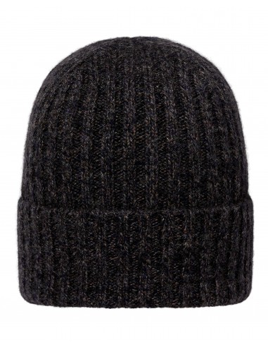 Unisex Chunky Ribbed Cashmere Hat Granite Grey sélection de produits