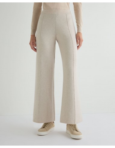 Women's Double Face Trousers Ecru White Comparez et commandez 