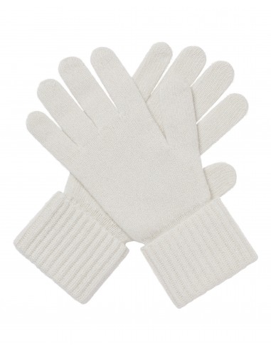 Women's Ribbed Cashmere Gloves With Lurex Snow Grey Sparkle acheter en ligne