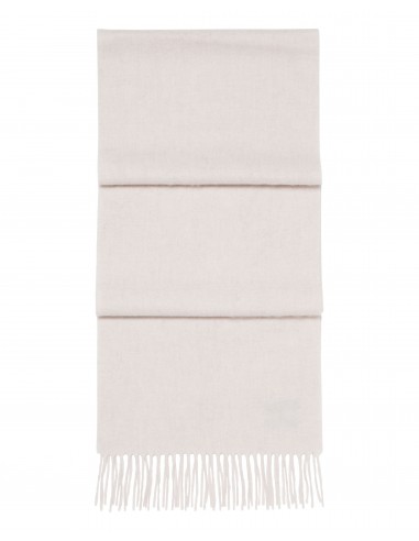 Unisex Woven Cashmere Scarf Frost White la chaussure