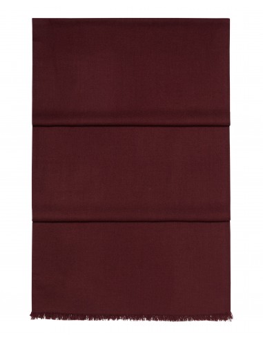 Women's Pashmina Cashmere Stole Claret Red 50% de réduction en Octobre 2024