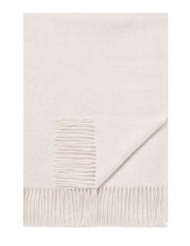 Unisex Woven Cashmere Blanket Frost White basket pas cher