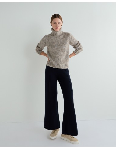 Women's Double Face Trousers Navy Blue vous aussi creer 