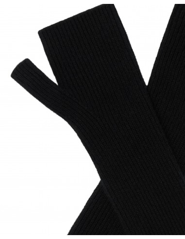 Women's Long Cashmere Wristwarmers Black pour bénéficier 