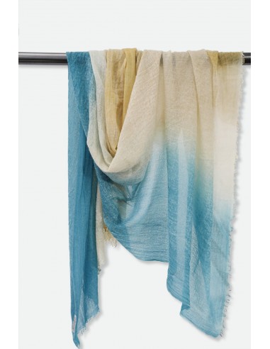 MYKONOS DEGREDE SCARF IN HAND DYED CASHMERE la livraison gratuite