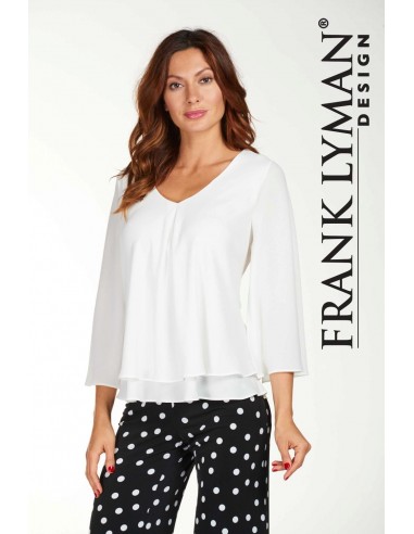 Frank Lyman Top Style 176335-W White ou a consommer sur place