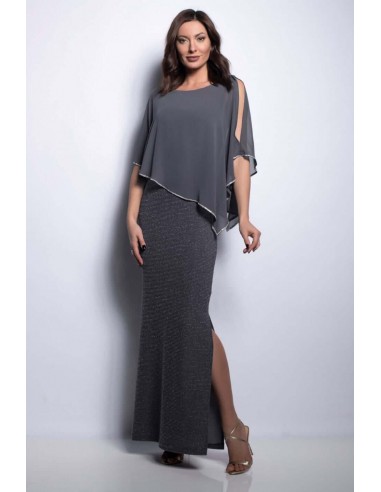 Lyman Dress Style 179257-CHAR Charcoal Paris Déstockage Promo