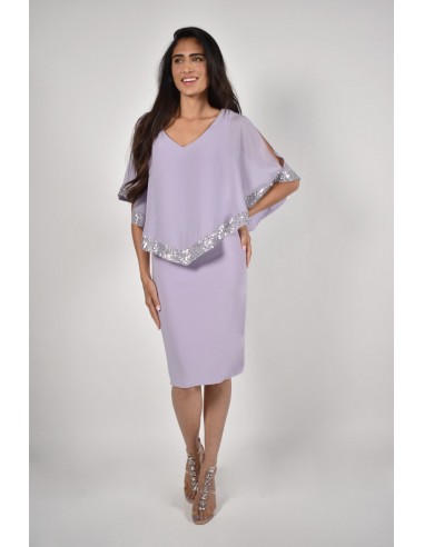 Lyman Dress 228244 Lavender/Silver Paris Déstockage Promo