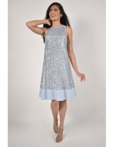 Lyman Dress 228242 Blue/Silver de pas cher