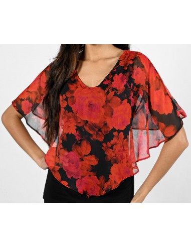 Frank Lyman Top 224176 Black/Red Economisez 