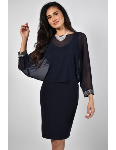 Frank Lyman Dress 219005-DN Dark-Navy Toutes les collections ici