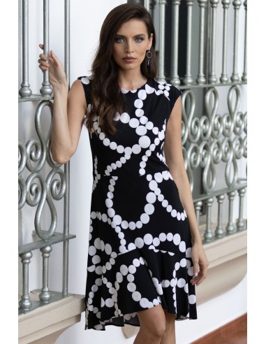 Frank Lyman Dress 231289 Black/White Pour