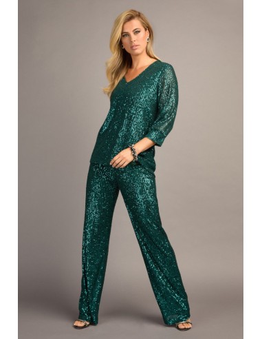 Frank Lyman Pant 234245-EMRLD Emerald de pas cher