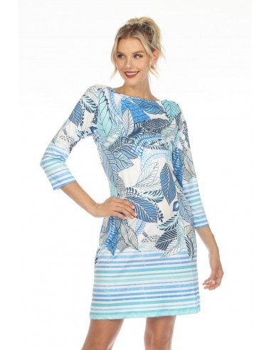 Tango Mango Dress D9277-5802 Blue/Multi Les magasins à Paris et en Île-de-France