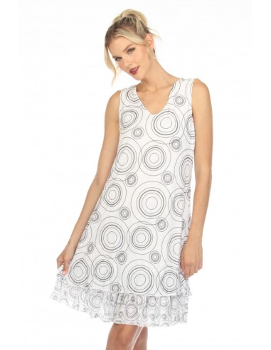 Tango Mango Dress D9071-5728 Black/White 50% de réduction en Octobre 2024